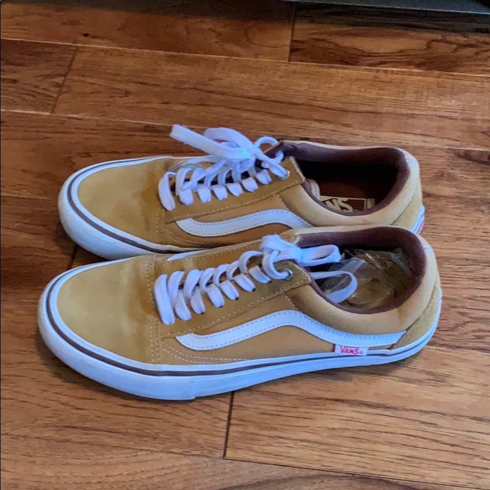 Vans mustard yellow old skool